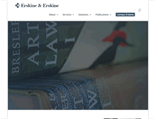 Tablet Screenshot of erskineco.com